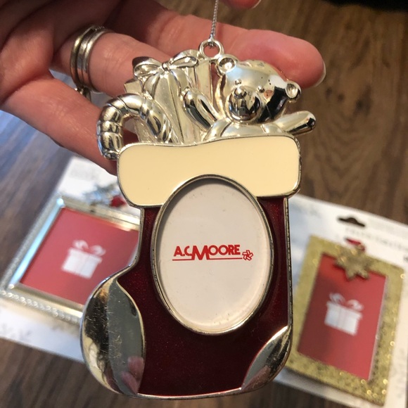 Lot of 3 hanging Christmas ornaments and 1 heart shaped photo frame - Picture 7 of 9